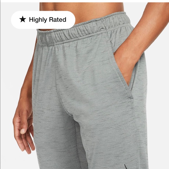 Men’s Nike Grey Dri fit Yoga Pants. Size medium. Only worn once - Picture 2 of 4